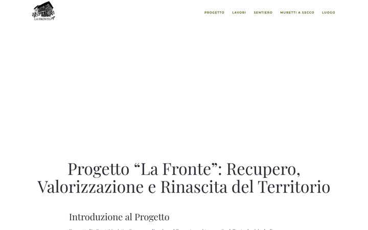 Screenshot of la-fronte.com