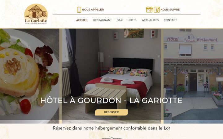 Screenshot of la-gariotte.fr