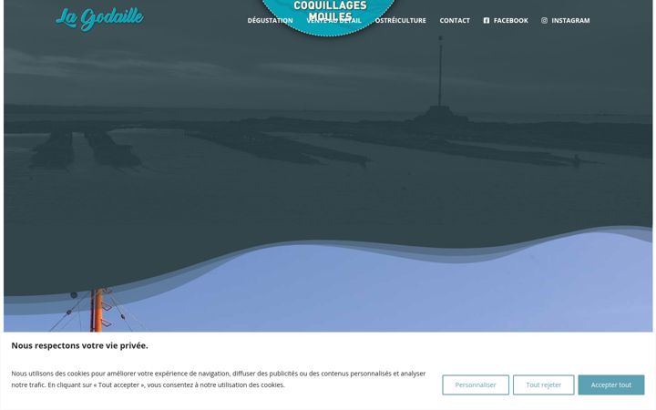 Screenshot of la-godaille-noirmoutier.fr