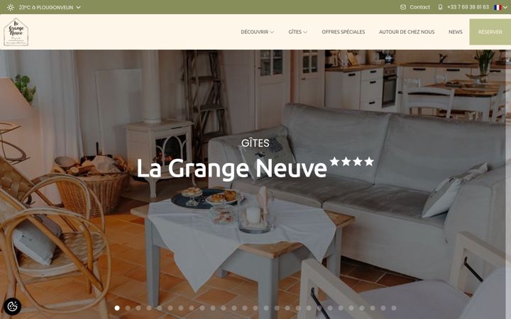 Screenshot of la-grange-neuve.com