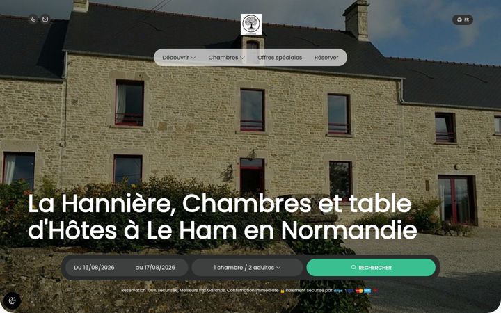 Screenshot of la-hanniere.fr