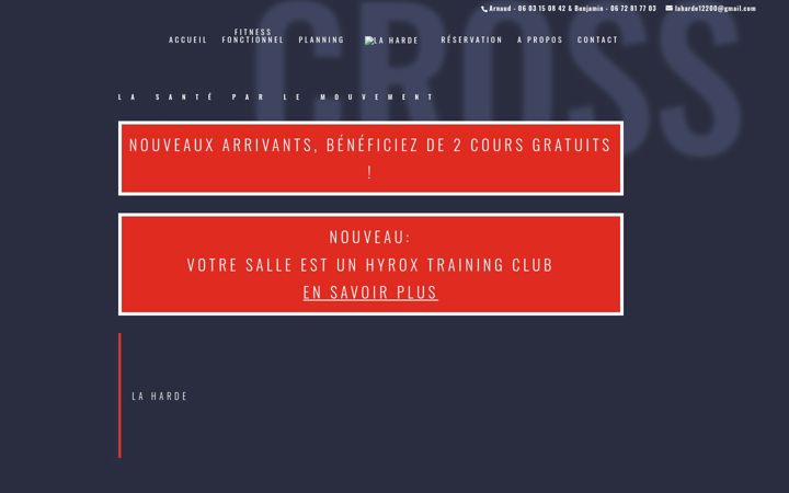 Screenshot of la-harde.fr