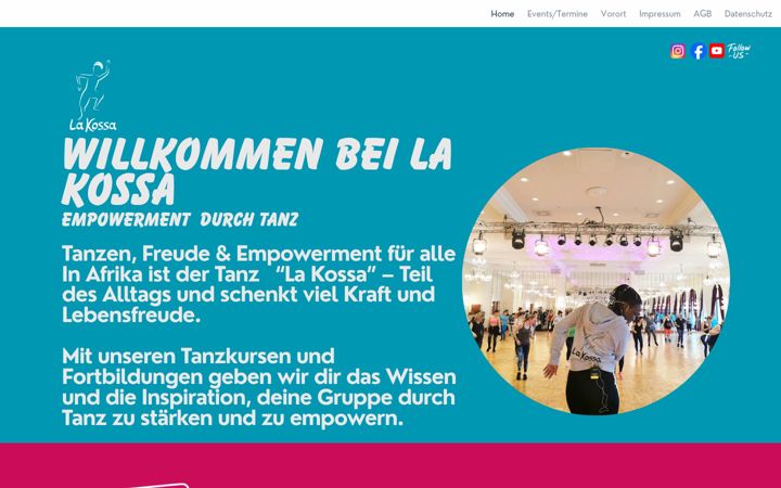 Screenshot of la-kossa.de