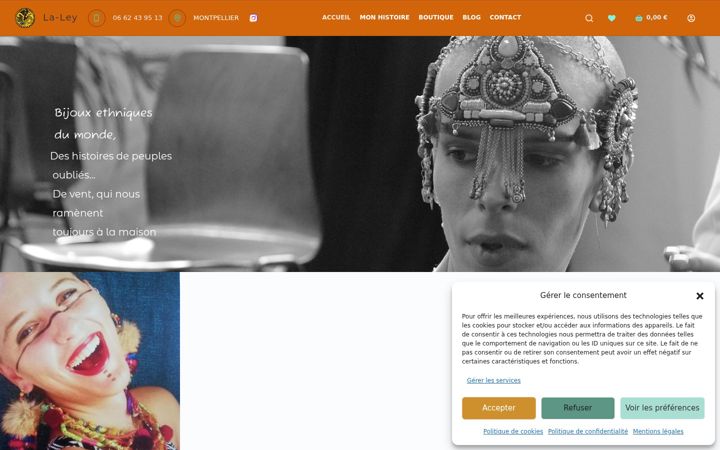 Screenshot of la-ley.fr