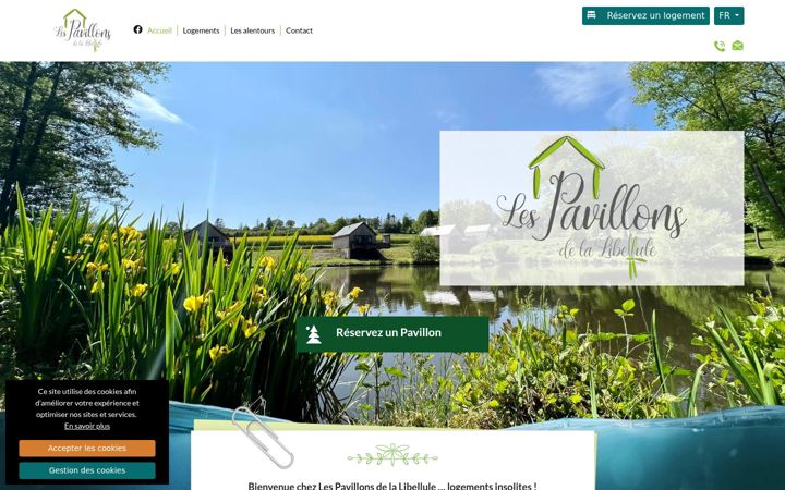 Screenshot of la-libellule.be