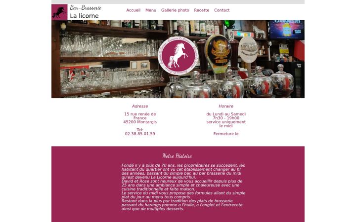 Screenshot of la-licorne-montargis.fr
