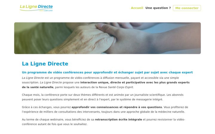 Screenshot of la-ligne-directe.com