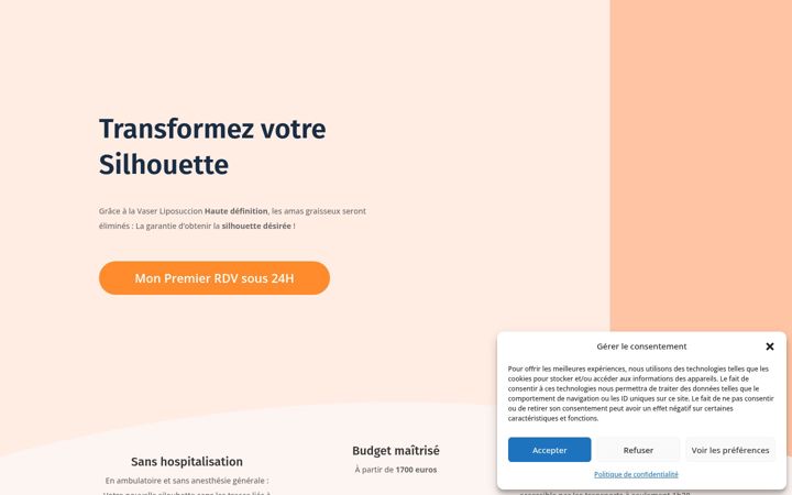Screenshot of la-liposuccion.be