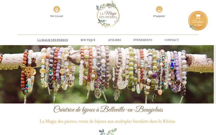 Screenshot of la-magie-des-pierres.com