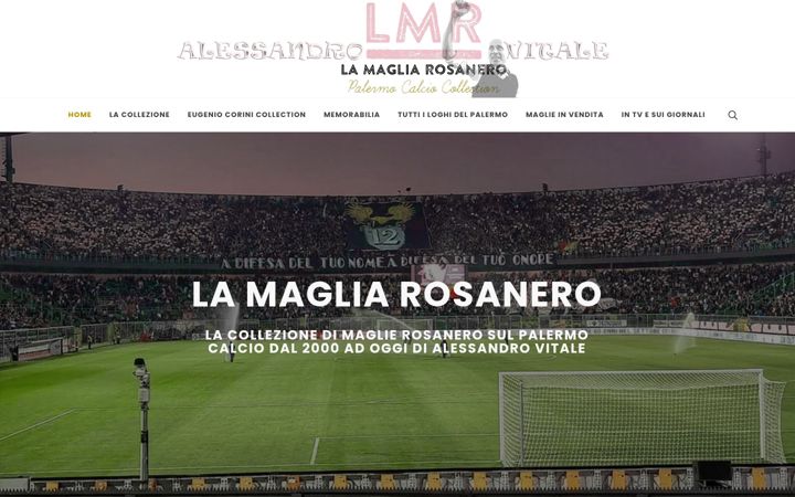 Screenshot of la-maglia-rosanero.com
