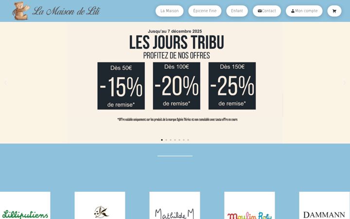 Screenshot of la-maison-de-lili.com