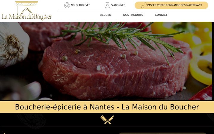 Screenshot of la-maison-du-boucher.fr