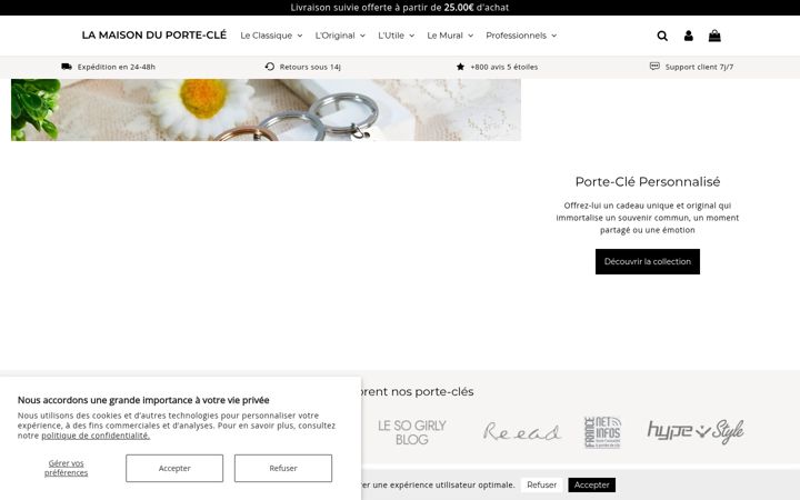 Captură de ecran a la-maison-du-porte-cle.com