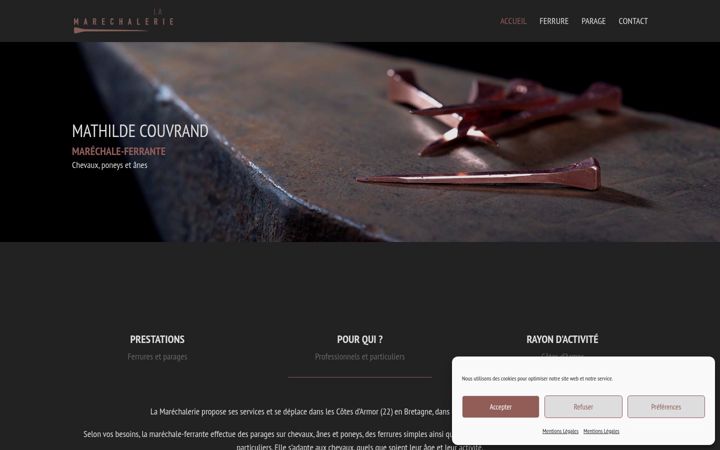 Screenshot of la-marechalerie.fr