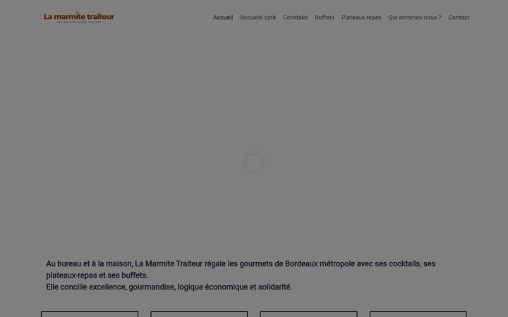 Screenshot of la-marmite-traiteur.fr