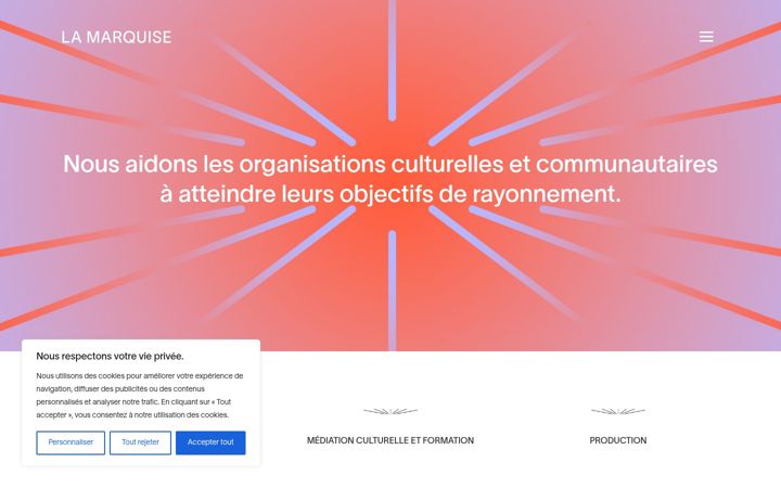 Screenshot of la-marquise.ca