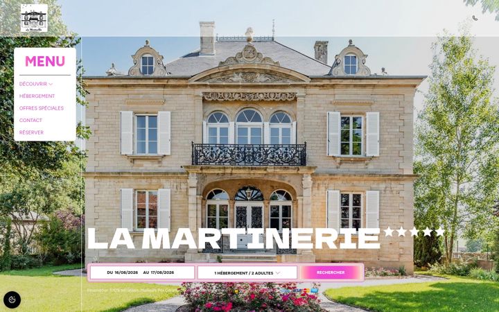 Screenshot of la-martinerie.fr