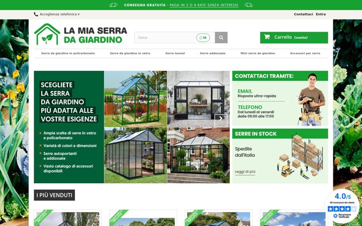 Screenshot of la-mia-serra-da-giardino.it