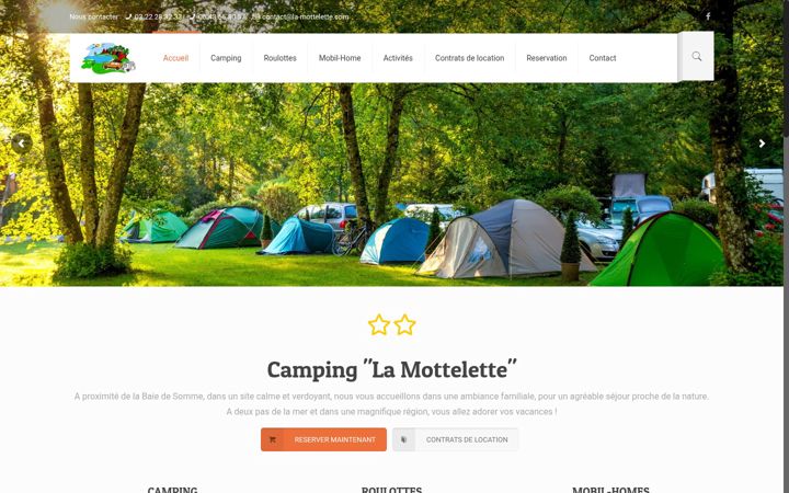 Screenshot of la-mottelette.com