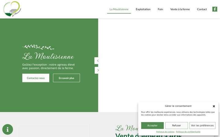 Screenshot of la-moulesienne.fr