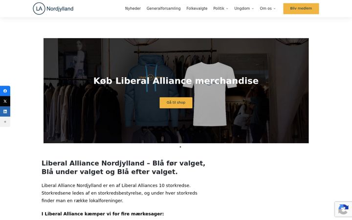 Screenshot of la-njl.dk