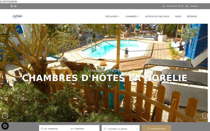 Screenshot of la-norelie-royan.fr