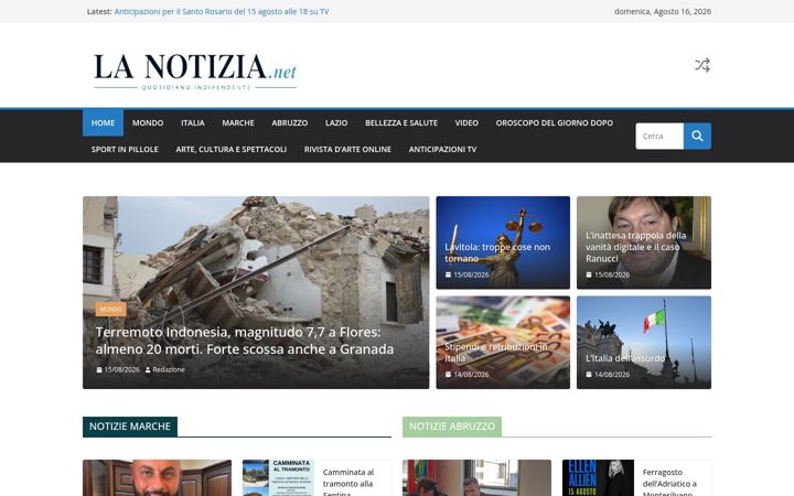 Screenshot of la-notizia.net