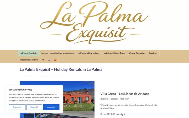 Screenshot of la-palma-exquisit.de