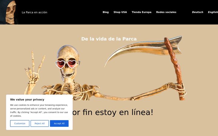 Screenshot of la-parca.net