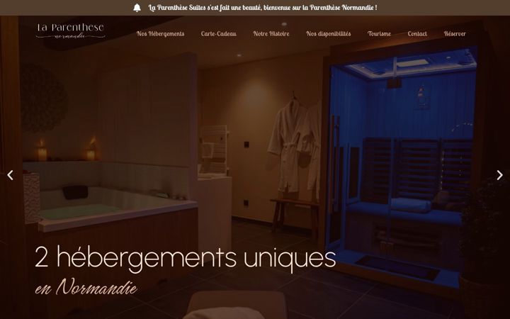 Screenshot of la-parenthese-normandie.fr