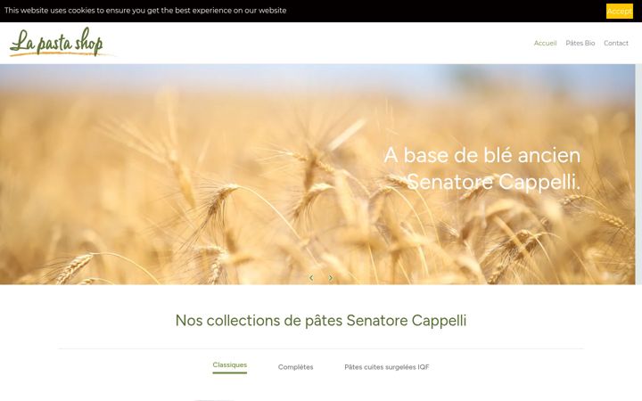 Screenshot of la-pasta-shop.eu