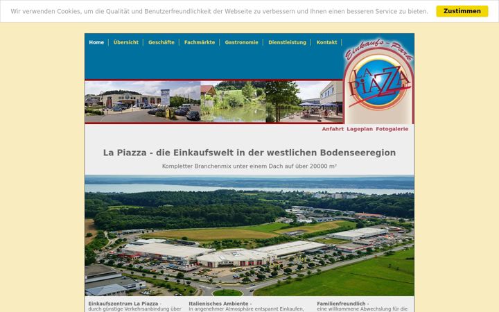 Screenshot of la-piazza.info