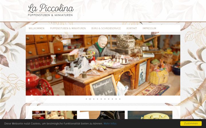 Screenshot of la-piccolina.de