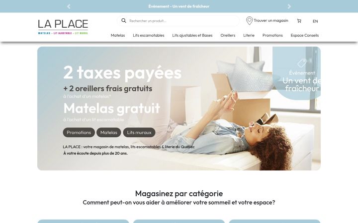 Screenshot of la-place.ca
