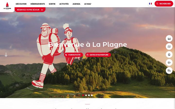 Screenshot of la-plagne.com