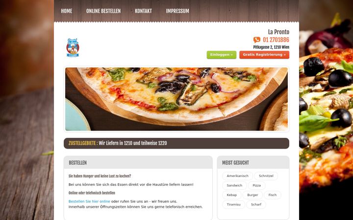 Screenshot of la-pronto.at