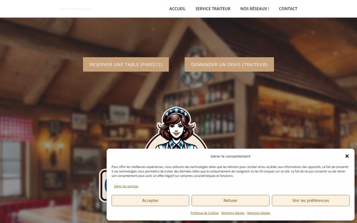 Screenshot stránky la-quebecoise.com