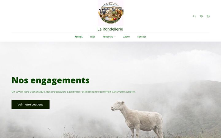 Screenshot of la-rondellerie.fr