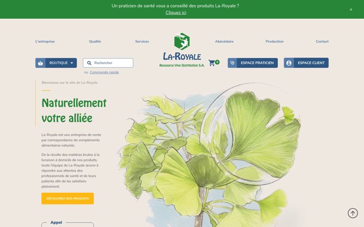 Screenshot of la-royale.com