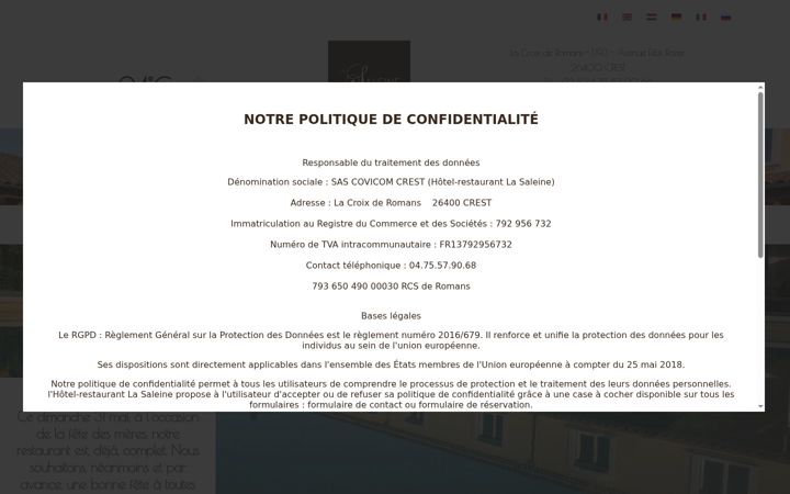 Screenshot of la-saleine.com