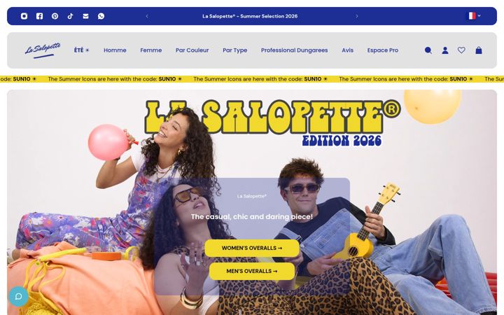Screenshot of la-salopette.ca