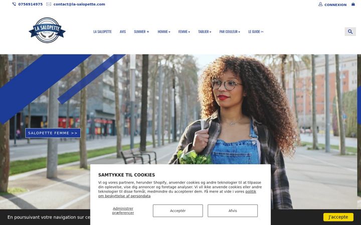 Screenshot of la-salopette.com