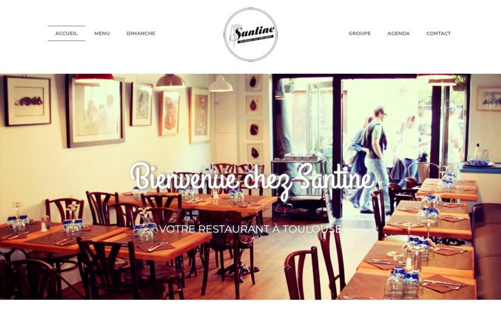 Screenshot of la-santine.com