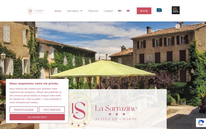 Screenshot of la-sarrazine.com