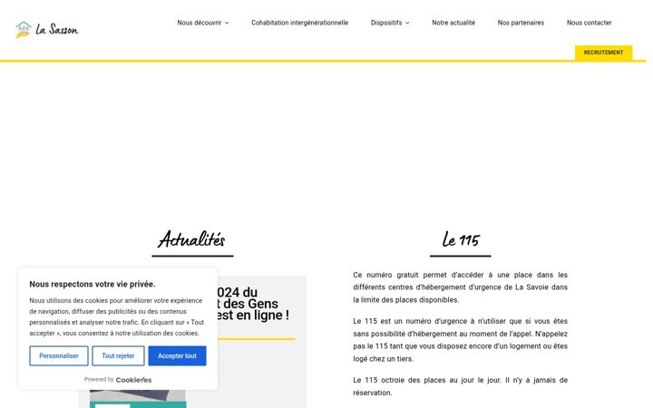 Ekraanipilt saidist la-sasson.fr