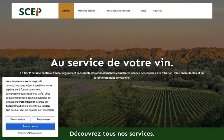Screenshot of la-scep.net