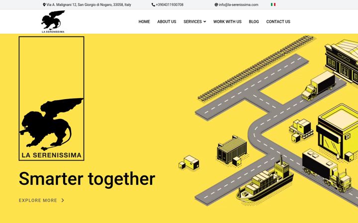 Screenshot of la-serenissima.com