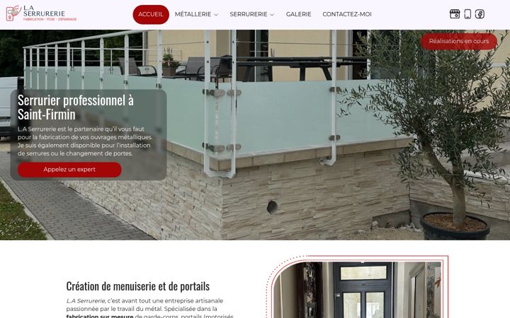 Screenshot of la-serrurerie71.fr
