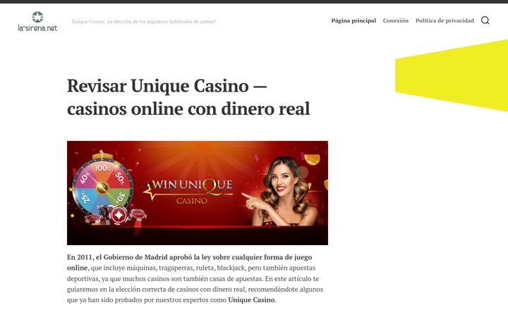 Screenshot of la-sirena.net