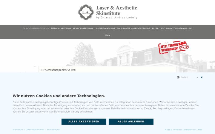 Screenshot of la-skinstitute.de